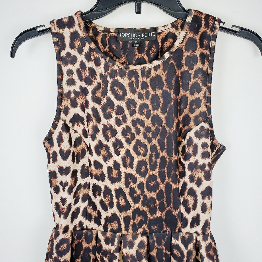 TopShop leopard print dress. R10 - Picture 3 of 5